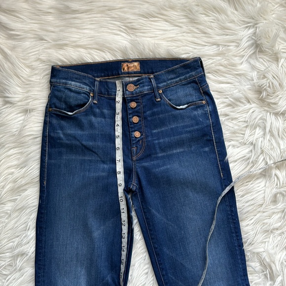 MOTHER "Pixie Runway" Straight Leg Jeans Size 27 - Picture 13 of 15